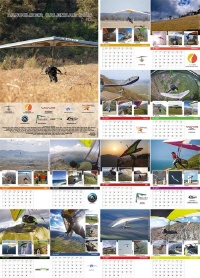 Drachenflugkalender 2017 Monats&uuml;bersicht